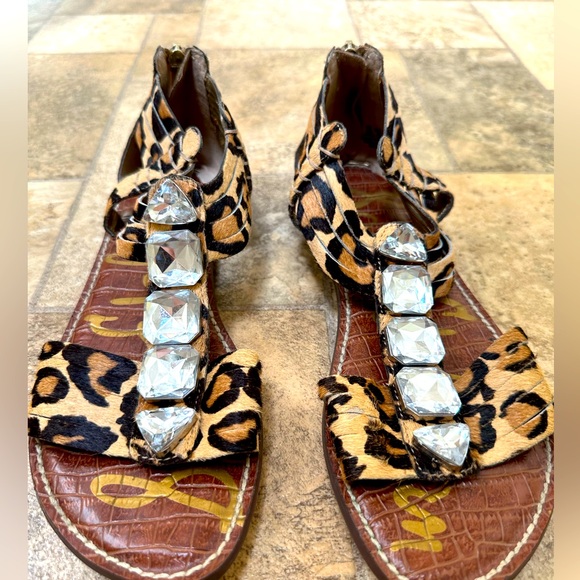 Sam Edelman Cheetah Sandals - Picture 1 of 4